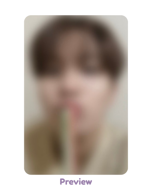 Jongho Ticketlink Lucky Draw 1.1 Jelly ver. Golden Hour part 5 ATEEZ