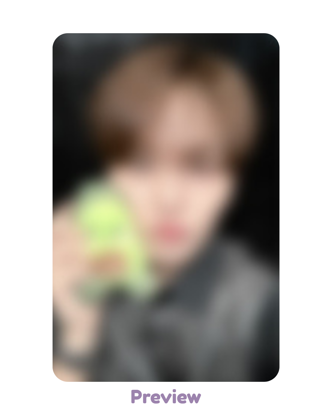 Jongho Soundwave 3.0 Fruit ver. fansign benefit Golden Hour part 5 ATEEZ