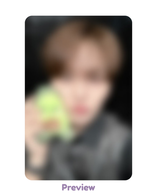 Jongho Soundwave 3.0 Fruit ver. fansign benefit Golden Hour part 5 ATEEZ