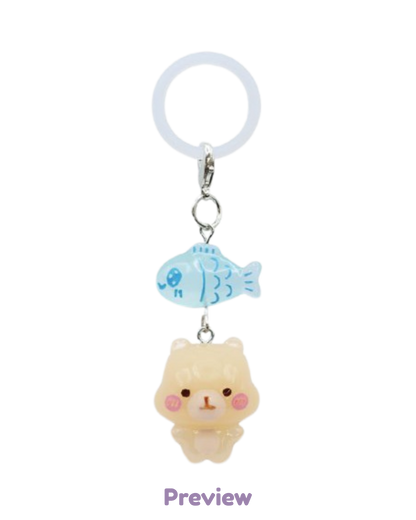 Blue Drift Lucky Fish Charm Merch 8th Anniversary Exhibition ATEEZ