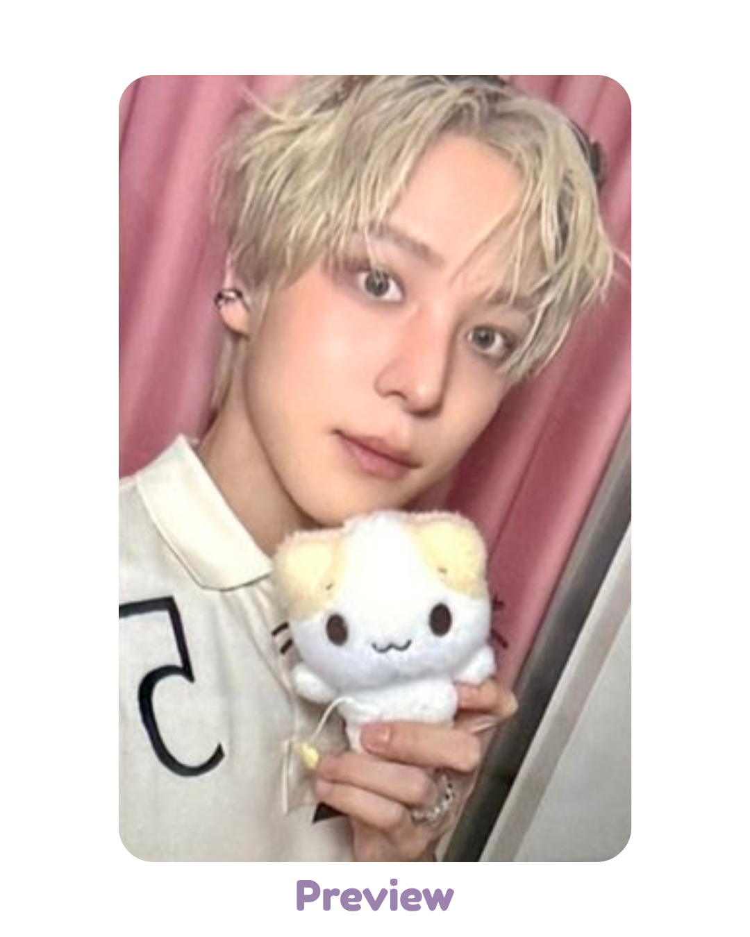 Yunho Soundwave Lucky Draw 1.1 Nyangie ver. Pop-up Golden Hour part 5 ATEEZ