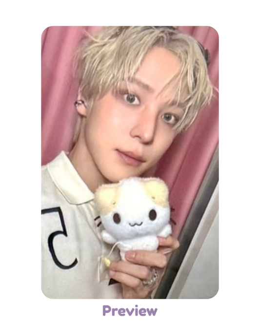 Yunho Soundwave Lucky Draw 1.1 Nyangie ver. Pop-up Golden Hour part 5 ATEEZ