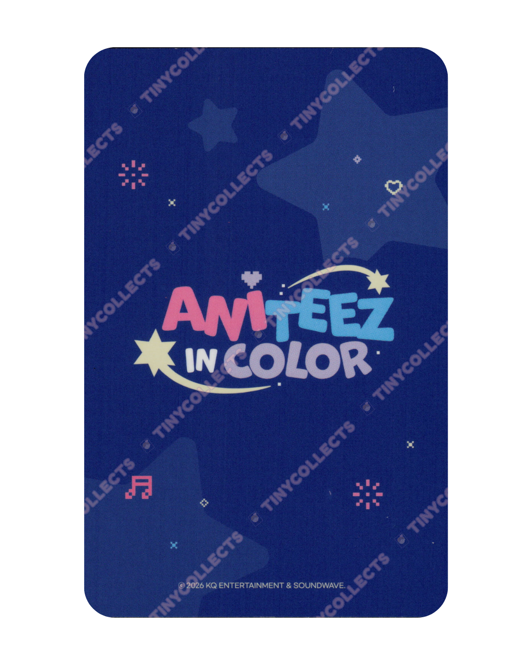 Mingi Trading Card 1 Aniteez in Color ATEEZ