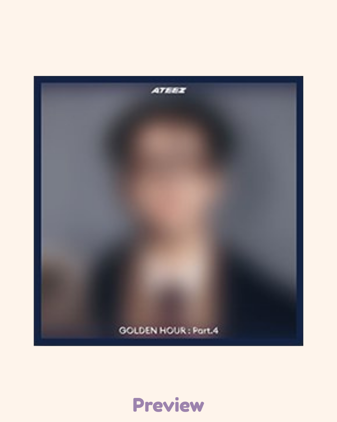 Sealed Digipack choose member Golden Hour part 4 ATEEZ