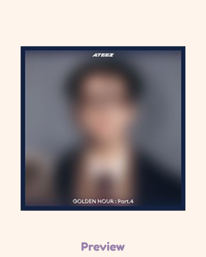 Sealed Digipack choose member Golden Hour part 4 ATEEZ
