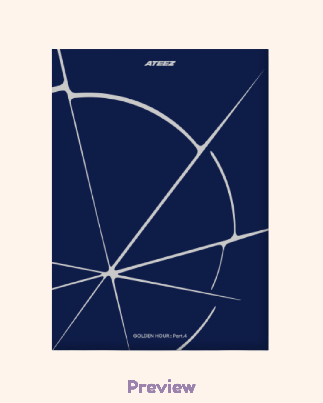 Sealed Poca album choose version Golden Hour part 4 ATEEZ