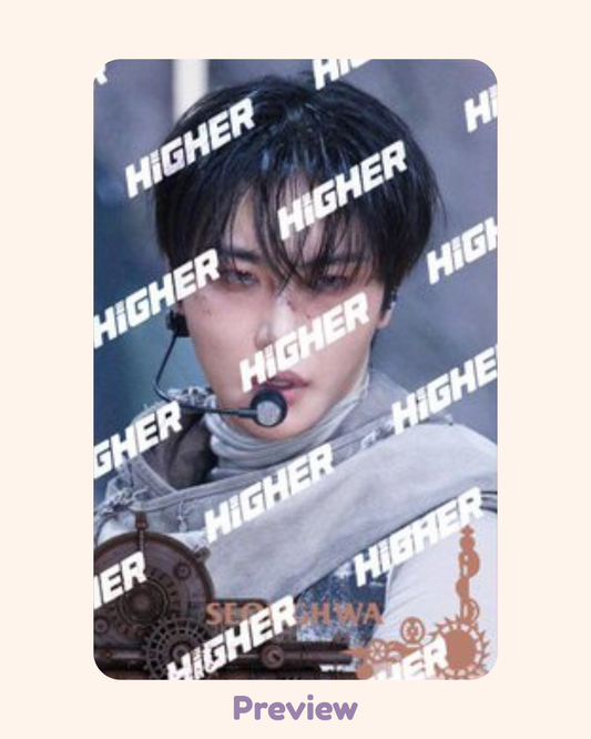 Seonghwa Higher Timepiece Adrenaline Stage ver. Golden Hour part 4 ATEEZ
