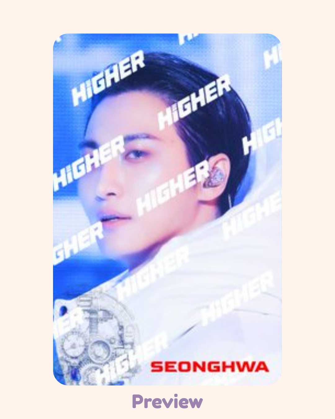 Seonghwa Higher Timepiece NASA Stage ver. Golden Hour part 4 ATEEZ