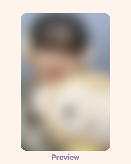 Seonghwa Fromm 4.0 Monkey ver. fansign benefit Golden Hour part 4 ATEEZ