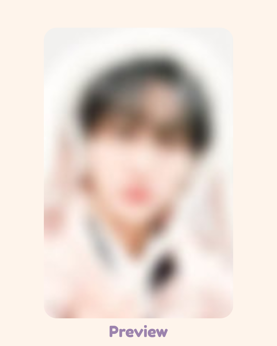 Seonghwa Hellolive 5.0 Bunny Blanket ver. fansign benefit Golden Hour part 4 ATEEZ
