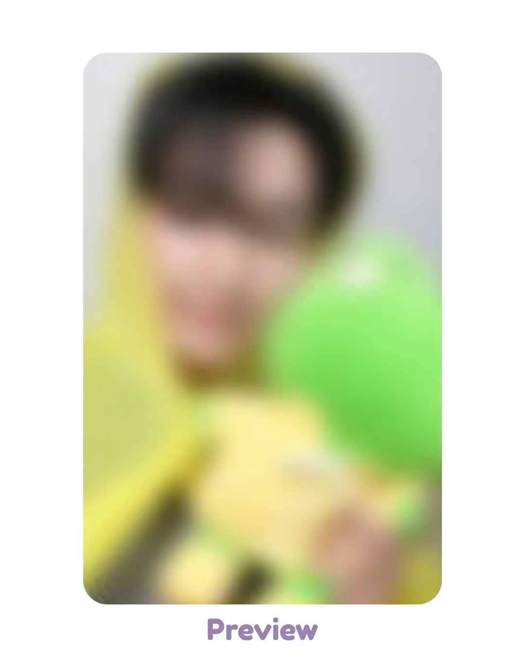 Seonghwa Jump Up Lucky Draw 1.0 Jump Up Raincoat ver. Golden Hour part 4 ATEEZ