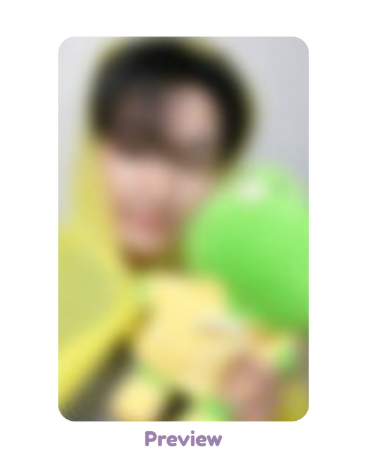 Seonghwa Jump Up Lucky Draw 1.0 Jump Up Raincoat ver. Golden Hour part 4 ATEEZ