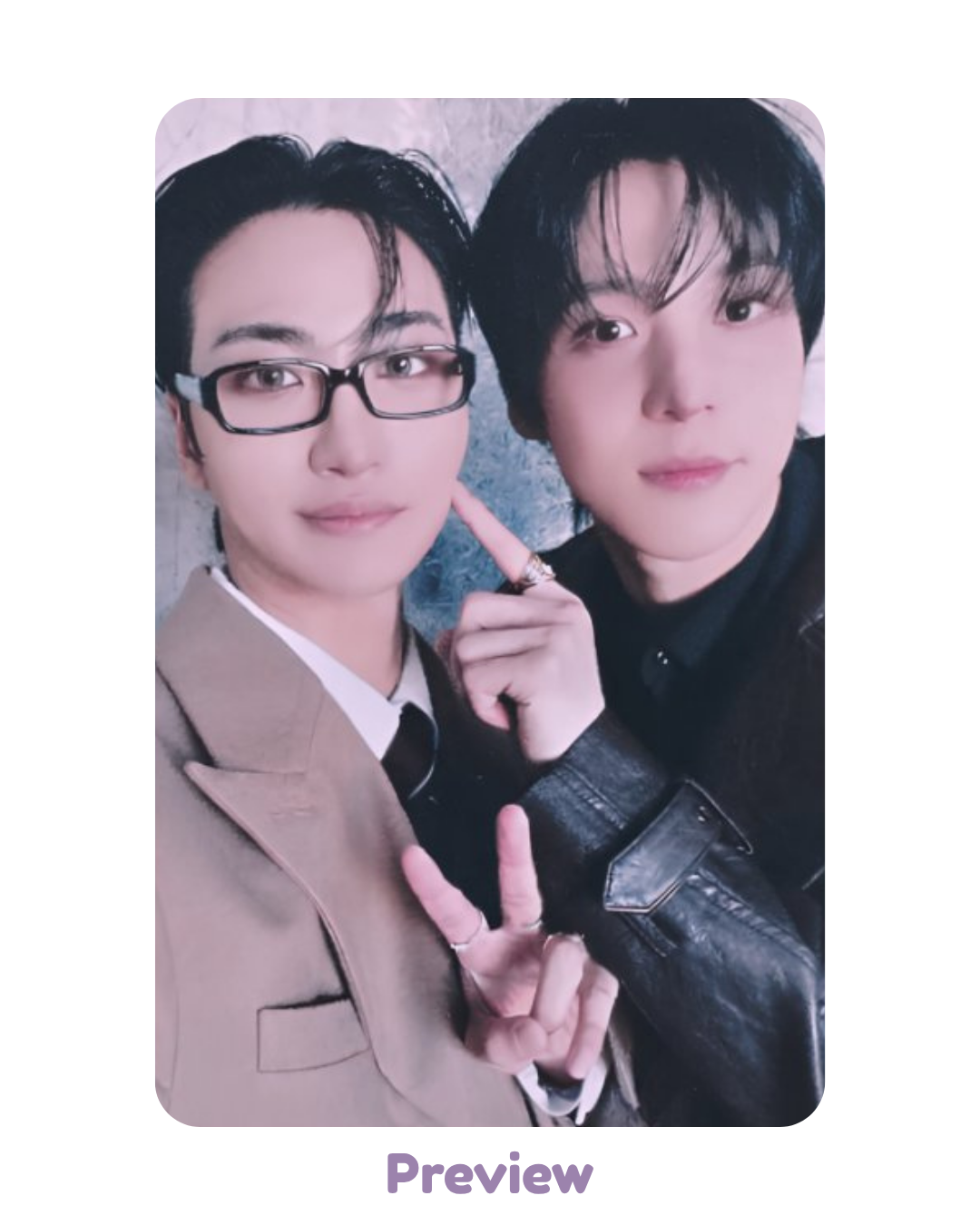 Seonghwa Yunho Kpop2gether Lucky Draw 1.2 Hearteez unit ver. Golden Hour part 4 ATEEZ