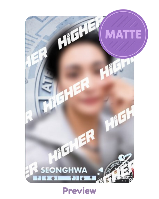 Seonghwa Higher Timepiece NASA selfie SPACE ver. Matte Golden Hour part 4 ATEEZ