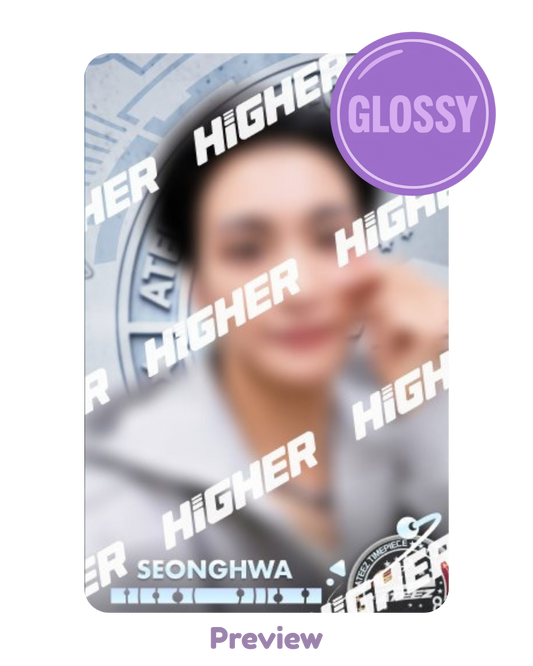 Seonghwa Higher Timepiece NASA selfie SPACE ver. Glossy Golden Hour part 4 ATEEZ