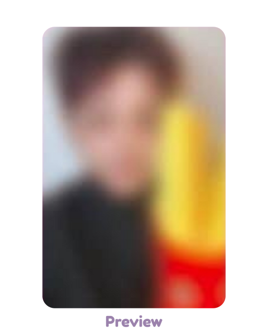 Hongjoong Ticketlink 2.0 French Fries ver. Fansign Benefit Golden Hour part 5