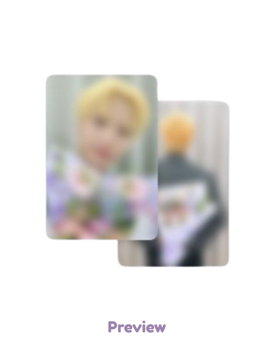 Seonghwa Toktoq 1.2 Bouquet ver. POB double-sided Golden Hour part 5 ATEEZ