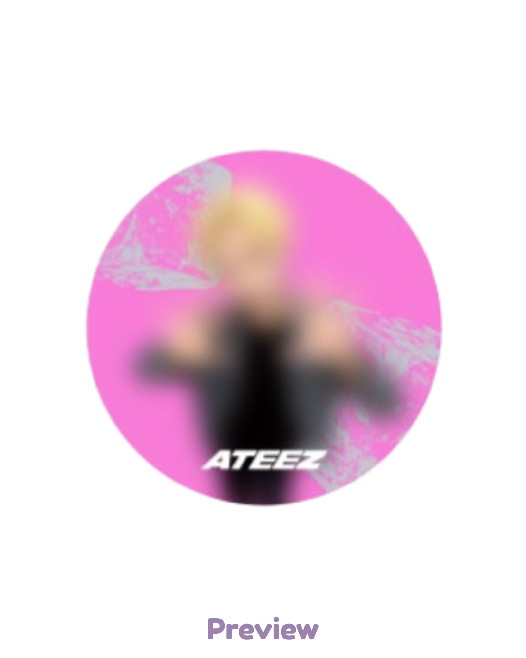 Seonghwa Apple Music/Offik Cafe Event 1.2 Coaster ver. Golden Hour part 5 ATEEZ