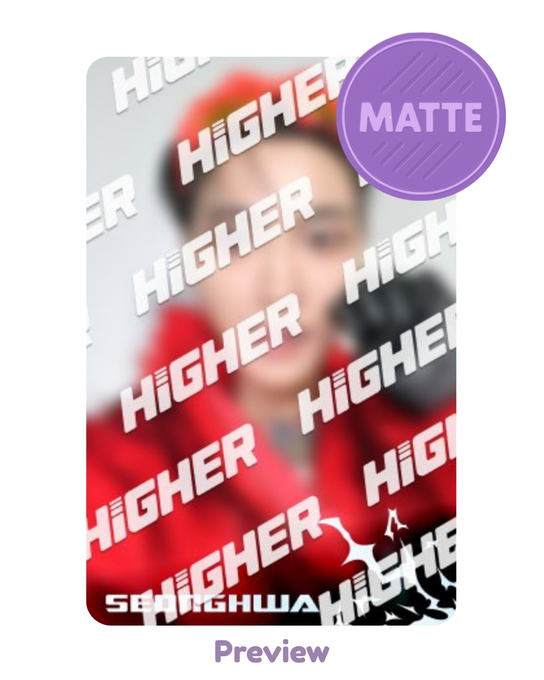 Seonghwa Higher Timepiece 1.0 Comeback Selfie ver. Matte Golden Hour part 5 ATEEZ