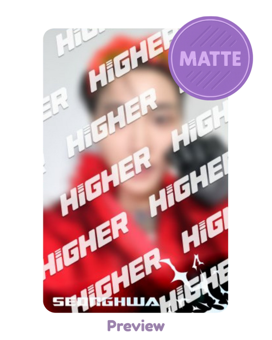 Seonghwa Higher Timepiece 1.0 Comeback Selfie ver. Matte Golden Hour part 5 ATEEZ