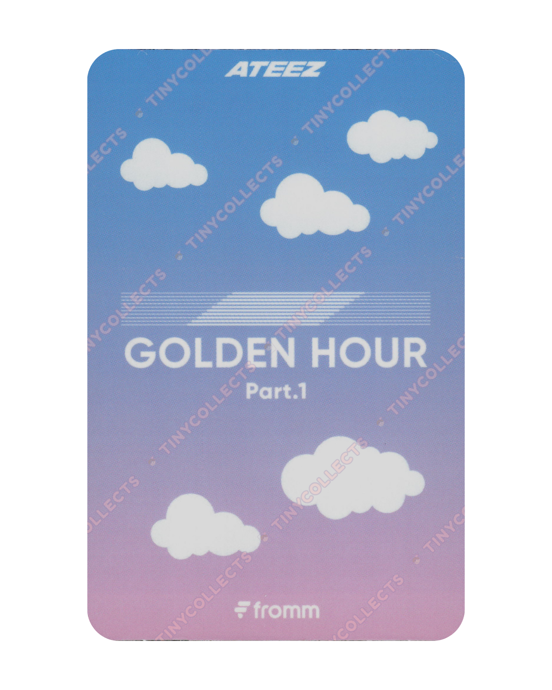Hongjoong Fromm 3.0 Care Bear/Kirby Hat ver. fansign benefit Golden Hour part 1 ATEEZ