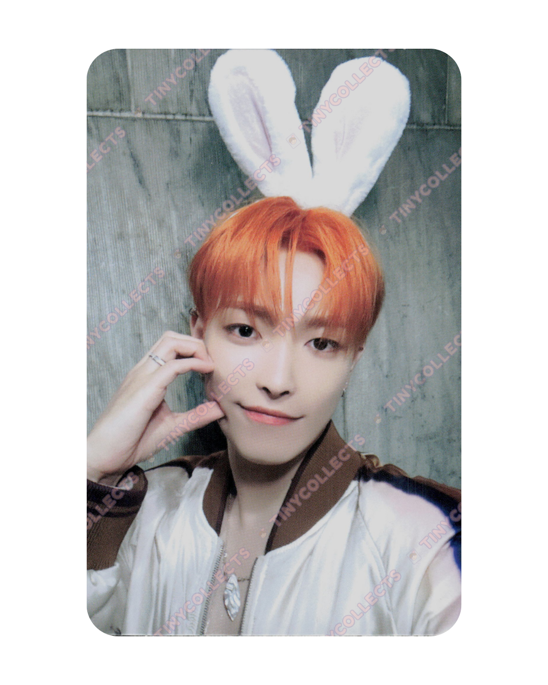 Hongjoong Makestar 3.0 Bunny Ears Headband ver. fansign benefit Golden Hour Part 1 ATEEZ