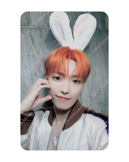 Hongjoong Makestar 3.0 Bunny Ears Headband ver. fansign benefit Golden Hour Part 1 ATEEZ