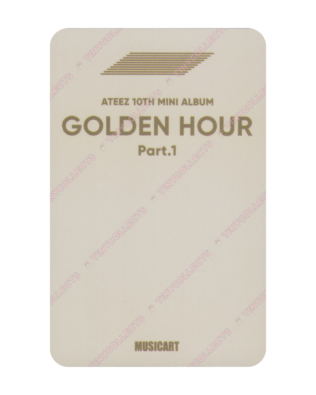 Hongjoong Musicart 2.0 Teezbear ver. fansign benefit Golden Hour Part.1 ATEEZ
