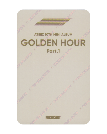 Hongjoong Musicart 2.0 Teezbear ver. fansign benefit Golden Hour Part.1 ATEEZ