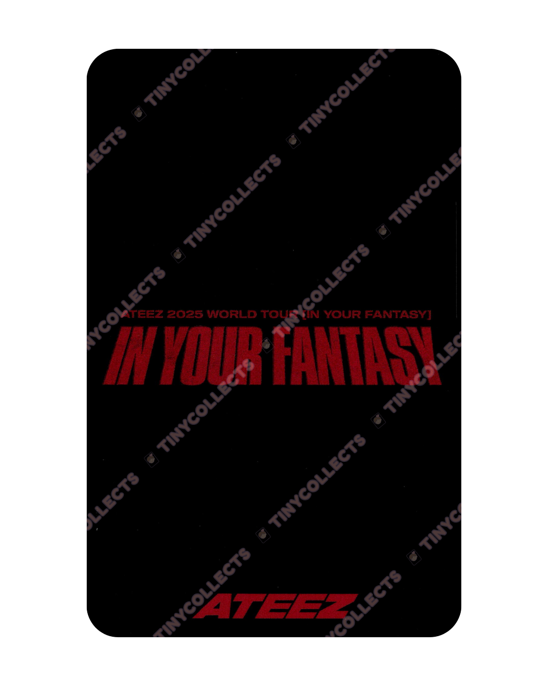 Yunho IYF Tour Japan Trading Card ver. 1 merch ATEEZ