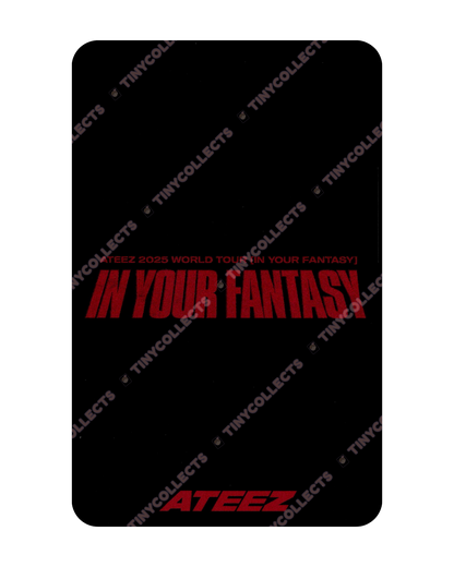 Hongjoong IYF Tour Japan Trading Card ver. 3 merch ATEEZ