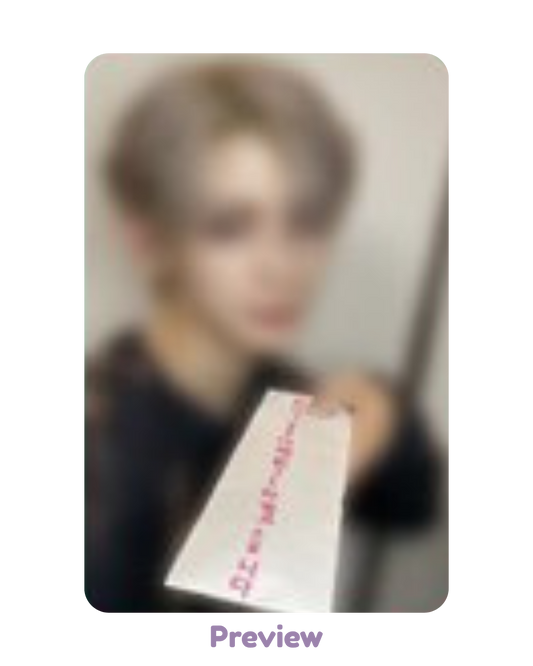 Yeosang Kpopstore Lucky Draw 1.2 Office ATEEZ ver. 3:1 Golden Hour part 5 ATEEZ
