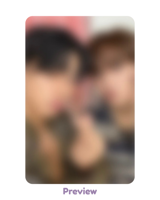 San Jongho Ticketlink Lucky Draw 1.2 Unit ver. 4:1 Golden Hour part 5 ATEEZ
