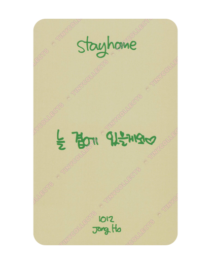 Jongho Stay Home 2021 HBD Merch incl. ver. A ATEEZ