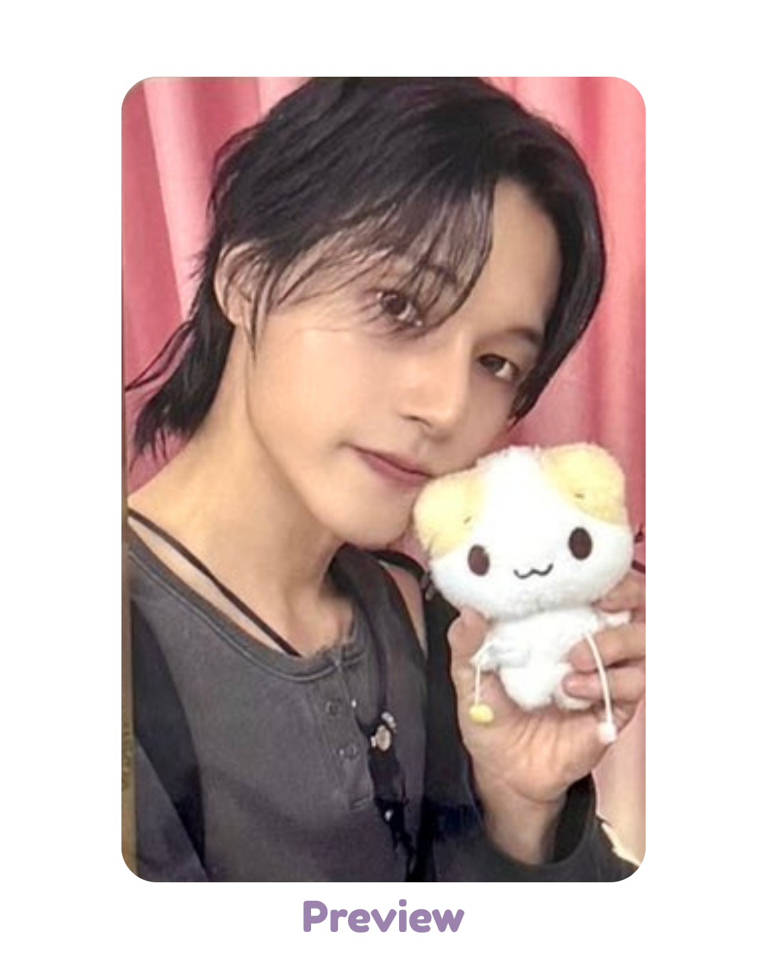Wooyoung Soundwave Lucky Draw 1.1 Nyangie ver. Pop-up Golden Hour part 5 ATEEZ