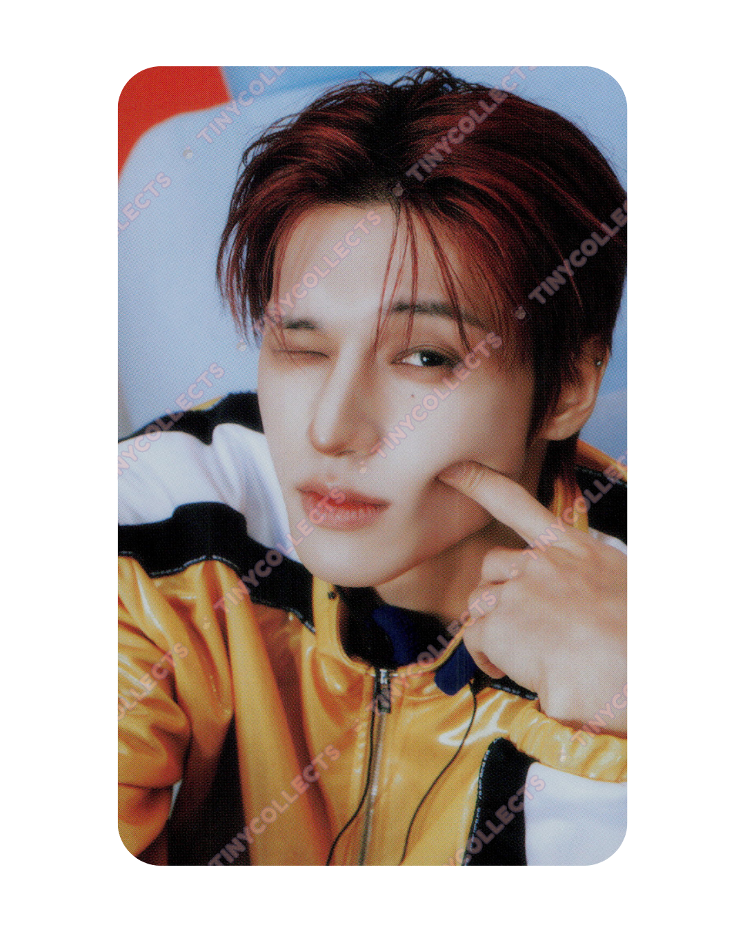 Wooyoung Trading Card 1 Aniteez in Color ATEEZ