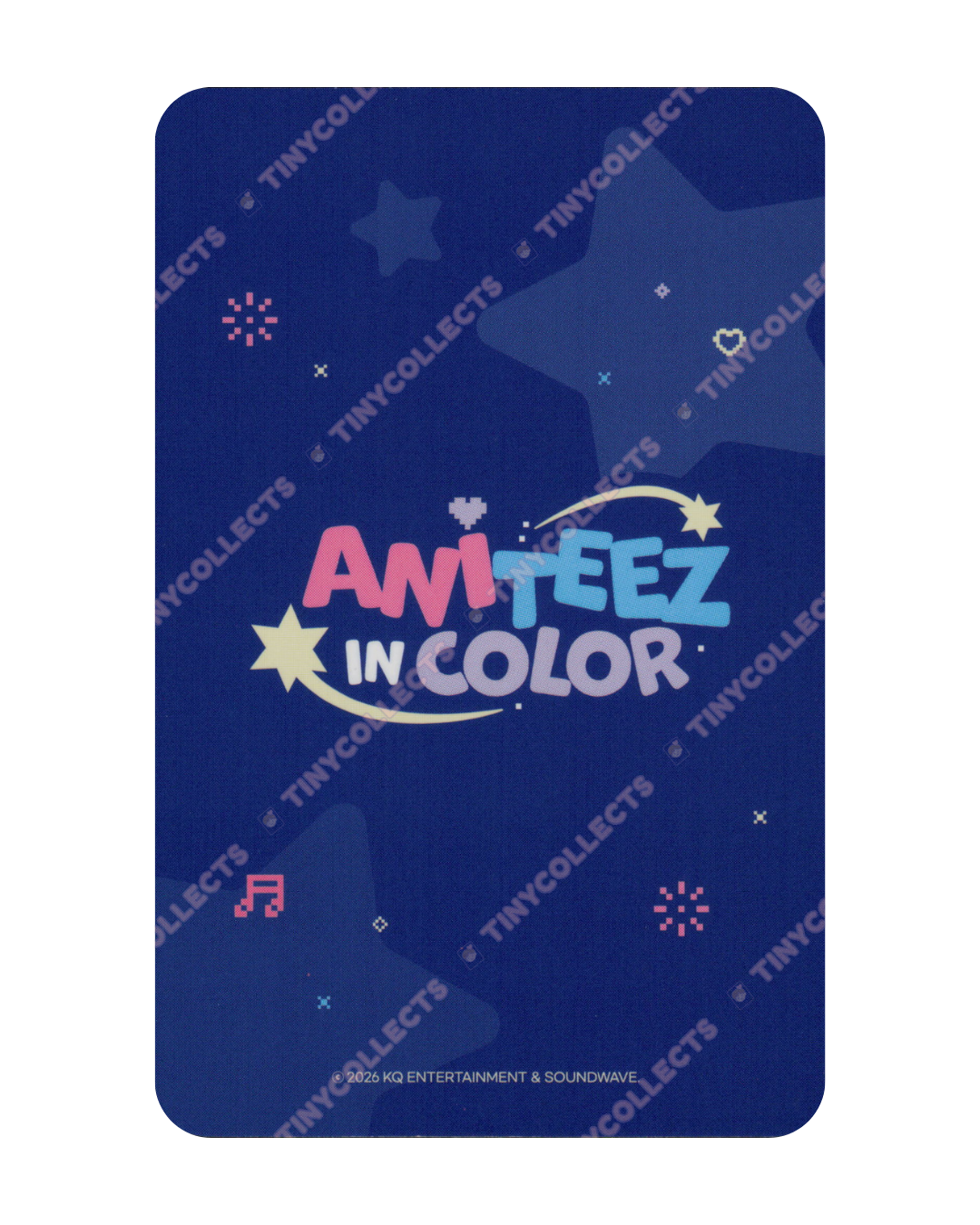 Jongho Trading Card 1 Aniteez in Color ATEEZ
