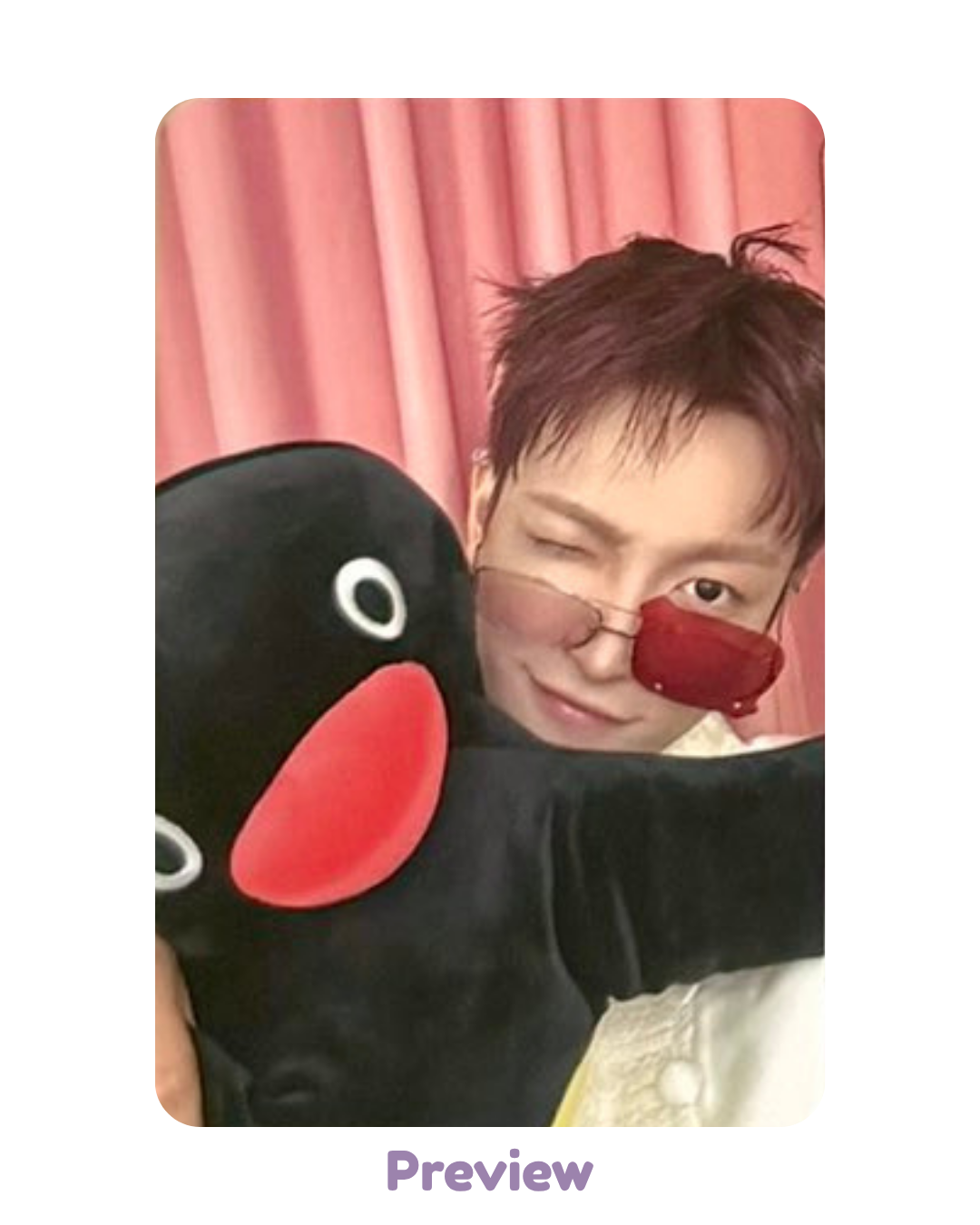 Hongjoong Soundwave Lucky Draw 1.2 Penguin Friend ver. Pop-up Golden Hour part 5 ATEEZ