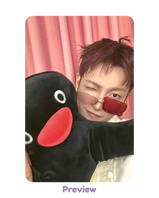 Hongjoong Soundwave Lucky Draw 1.2 Penguin Friend ver. Pop-up Golden Hour part 5 ATEEZ