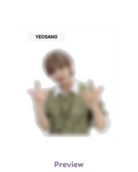 Yeosang Apple Music Lucky Draw 1.2 Sticker ver. Golden Hour part 5 ATEEZ