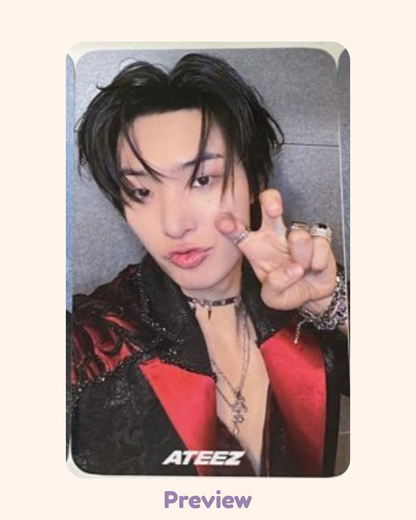Mingi Atiny Zone in Seoul double-sided In Your Fantasy Tour ATEEZ