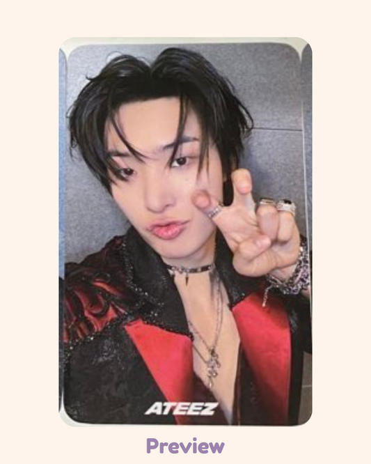 Mingi Atiny Zone in Seoul double-sided In Your Fantasy Tour ATEEZ