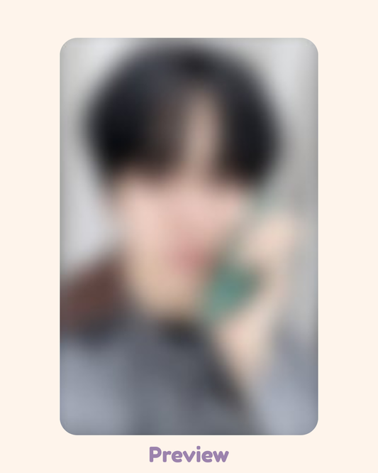 Yunho Dear My Muse Lucky Draw 1.2 It's Hot! ver. Golden Hour part 4 ATEEZ