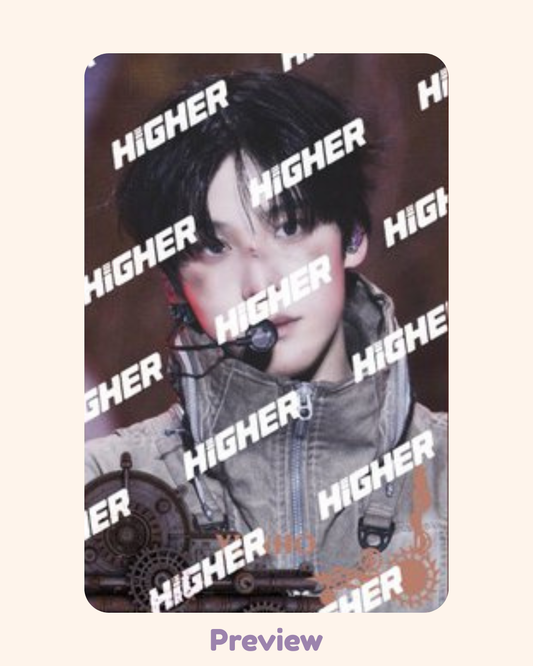 Yunho Higher Timepiece Adrenaline Stage ver. Golden Hour part 4 ATEEZ