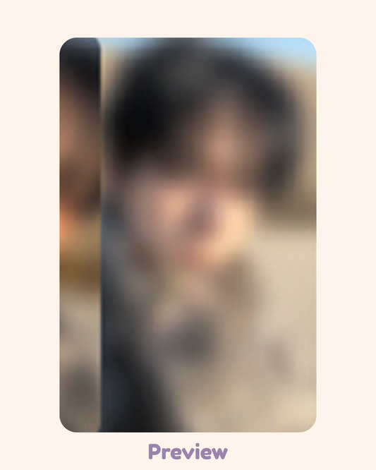 Yunho Apple Music 3.0 Bandaid ver. fansign benefit Golden Hour part 4 ATEEZ