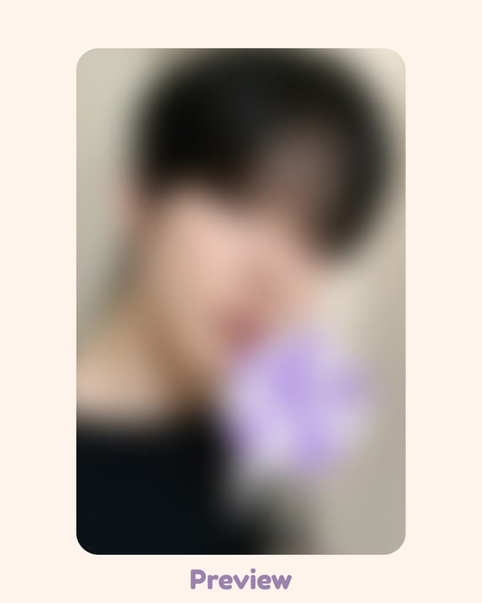 Yunho Fromm 5.0 Kissing You ver. fansign benefit Golden Hour part 4 ATEEZ