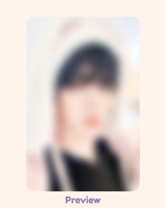 Yunho Hellolive 5.0 Bunny Blanket ver. fansign benefit Golden Hour part 4 ATEEZ