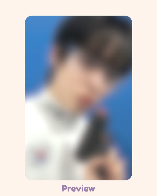 Yunho Apple Music 4.0 ATINY's Heart Aim ver. fansign benefit Golden Hour part 4 ATEEZ