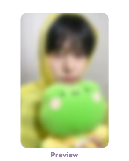 Yunho Jump Up Lucky Draw 1.0 Jump Up Raincoat ver. Golden Hour part 4 ATEEZ