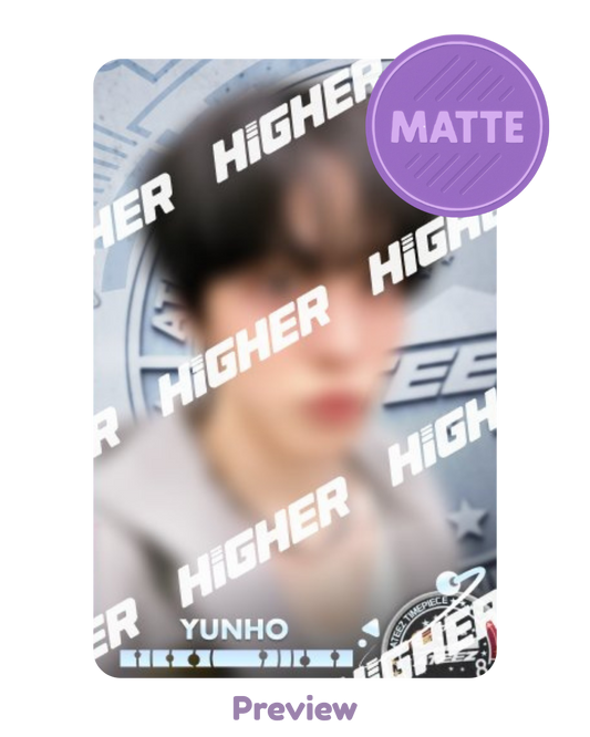Yunho Higher Timepiece NASA selfie SPACE ver. Matte Golden Hour part 4 ATEEZ